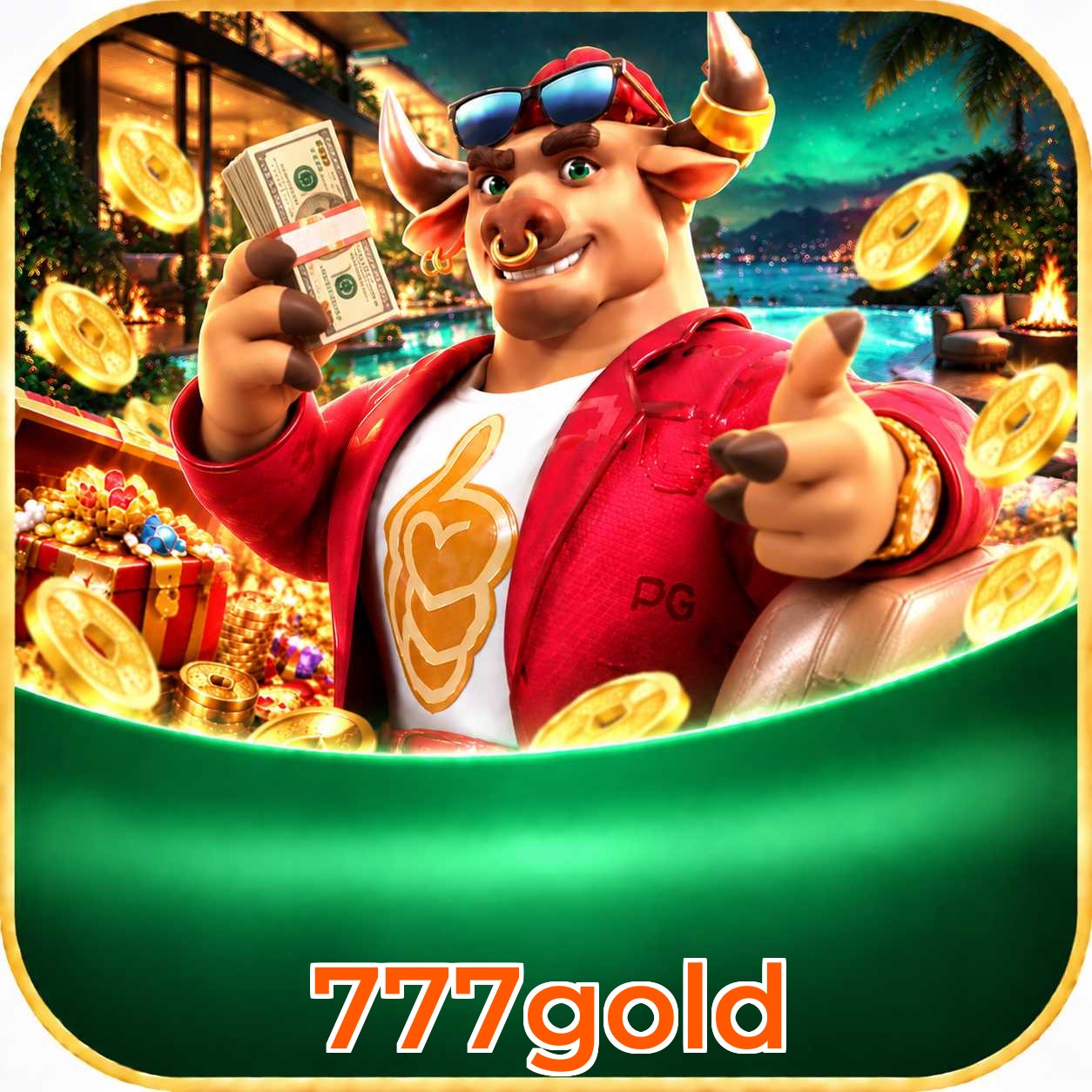 Aplicativo 777gold para Android e iOS com interface completa